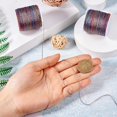 thumbnail image 4 of YSTIANN 2 Rolls 9-Ply Metallic Jewelry String, Colorful Braided Thread for Bracelet Making & DIY Crafts,Deep Rainbow AZ78-1905, 4 of 7