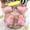 B-Pink, variant on Smile Squishable Dumpling Cute Pig Face Glossy Pastel Pink Happy Calm Expression Desk Novelty Item Stress Relief Gift for Desk