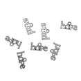 thumbnail image 4 of 100 Piezas HOPE Sahped Charms Colgante Colr para Bricoje Joyería Haciendo Halzgos Sunnimix Colgantes con forma de esperanza encantos, 4 of 8