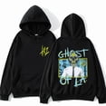 thumbnail image 4 of Tx2 GHOST OF LA Merch Hoodies Women/Men Long Sleeve Hooded Sweatshirt Fashion Tops, 4 of 6