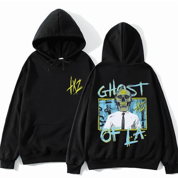 Tx2 GHOST OF LA Merch Hoodies Women/Men Long Sleeve Hooded Sweatshirt Fashion Tops