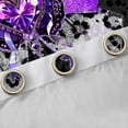 thumbnail image 4 of jejeloiu Queen Curtains Pack of 2 (42x84 Each),3D Diamond Butterflies Curtains Blackout,Leopard Print Bowtie Bedroom Curtains For Girls,Ultra Soft Home Decor, 4 of 6