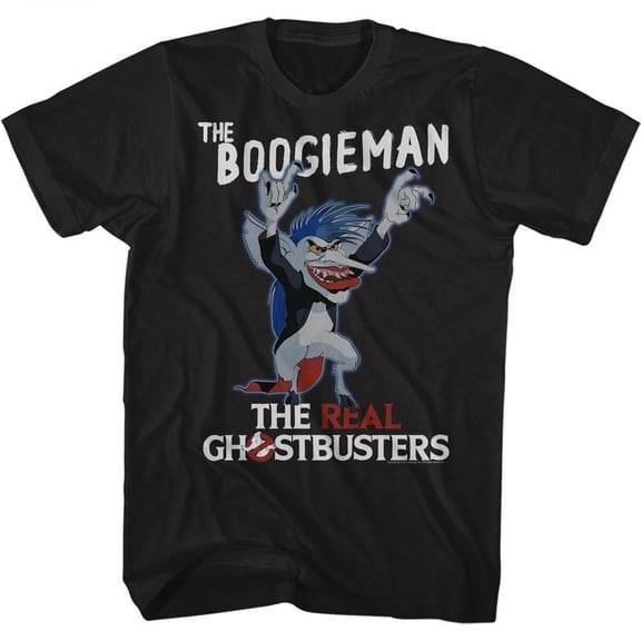 The Real Ghostbusters The Boogieman Black Adult T-Shirt 6Xl