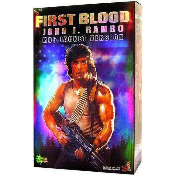 Movie Masterpiece John J. Rambo Action Figure (M65 Jacket)