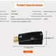 thumbnail image 3 of TISHRIC HDMI-compatible To VGA Cable With Audio Converter Male To Famale Converter Adapter 3.5 Mm Jack Audio HD 1080P For PC Laptop Tablet, 3 of 4