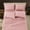 Baby Pink, variant on Luxury 6 Piece Bed Sheet Set 1800 Series Ultra Soft Deep Pocket Plain Sheets Set