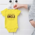 thumbnail image 5 of You Mess With My Uncle Romper Boys or Girls Infant Baby Brisco Brands 6M, 5 of 6