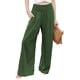 thumbnail image 1 of Pantalones Palazzo de para Mujer Verde S, 1 of 8