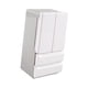 thumbnail image 5 of Mini refrigerador/congelador para casa de muñecas, modelo en miniatura, refrigerador de simulación para decoración de sala de estar., 5 of 9