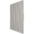thumbnail image 4 of Ekena Millwork 19 5/8"W x 19 5/8"H Willow EnduraWall Decorative 3D Wall Panel, Bright Coat Gold (Covers 2.67 Sq. Ft.), 4 of 6