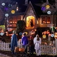 thumbnail image 4 of PULLIMORE Halloween Paper Lanterns - LED Battery Operated, 4 Styles, Hanging Decor, 4 of 7