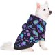 thumbnail image 2 of Fotbe purple Skull flower Sudadera con Estampado para Perros Pequeños – Suéter con Capucha para Mascotas, Tela Suave de Forro Polar con Bolsillo-Medium, 2 of 7