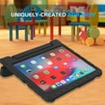 thumbnail image 3 of Kids Case for iPad 10th Generation 10.9 inch 2022, TECH CIRCLE Shockproof Light Weight Covertible Handle Stand 10.9” iPad 10th Generation Protective Case for Kids Toddlers Boys, Black, 3 of 5