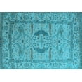 thumbnail image 1 of Ahgly Company Indoor Rectangle Oriental Light Blue Industrial Area Rugs, 3' x 5', 1 of 4