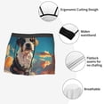 thumbnail image 3 of Gukieu Colorful Sky Puppy Print Men's Boxer Briefs, High Elastic Moisture Wicking Boxer Briefs Underwear-Medium, 3 of 5