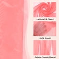 thumbnail image 3 of Tela de tul de organza Uxcell, cristal transparente y sedoso para corredor de mesa de bricolaje, rojo sandía, 3 of 7
