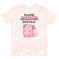 thumbnail image 3 of Inktastic Always Axolotl Questions Cute Curious Axolotl T-Shirt, 3 of 5