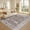 Brown, variant on Uermei 9'x12' Large Soft Area Rug: Machine Washable Non-Slip Carpet, Farmhouse Vintage Floor Mat for Living Room Bedroom Dining Room - Beige Blue