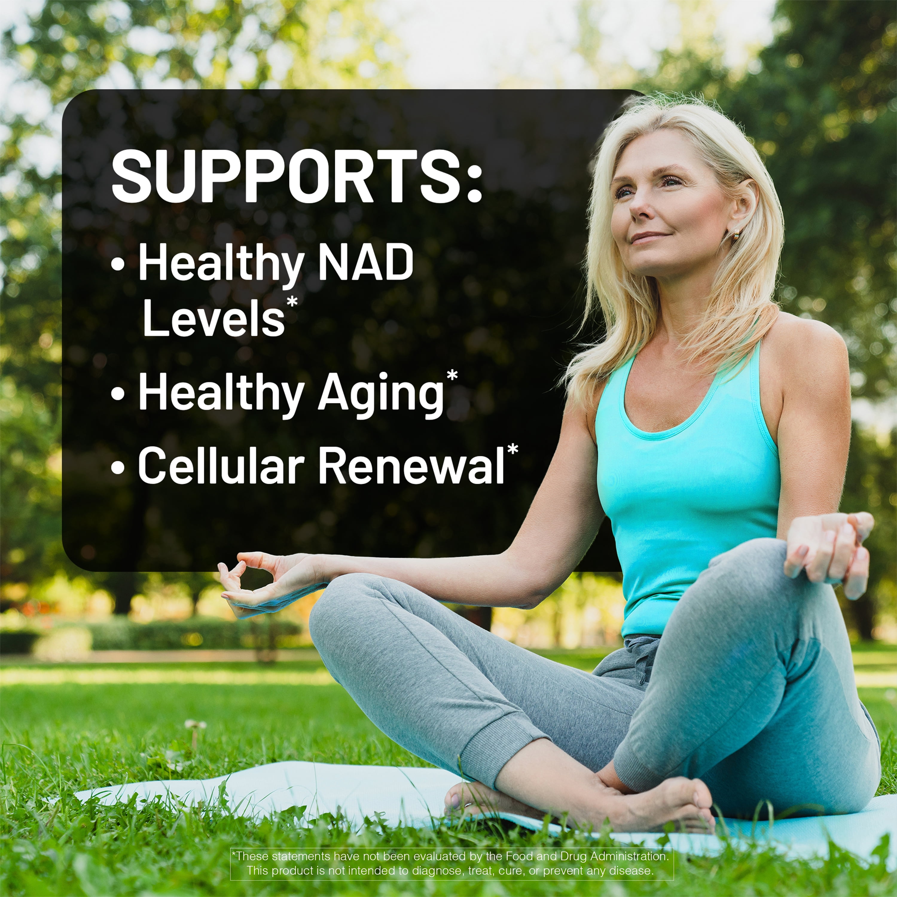 NatureWise NAD+ Support Complex - Nicotinamide Riboside + Resveratrol to Support NAD+ Supplement for Healthy Aging + Clinically Tested Quercefit - USA Manufactured - Non-GMO, 60 Count[30-Day Supply]