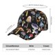 thumbnail image 2 of Balery Mushrooms and Autumn Leaves Gorra de béisbol de tamaño ajustable para correr, entrenar y actividades al aire libre. Gorra de papá para todas las estaciones., 2 of 6
