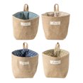 thumbnail image 3 of Raindrops 4 Pcs Door Organizer Storage Bags Wall Hanging Bags for Dorm Rooms, 3 of 8