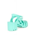 caged jelly sandals womens