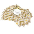 thumbnail image 2 of PUREYAH Table Placemats Set of 1 , Washable Heat Resistant Fresh Yellow Daisy Table Decorations Placemats for Dining Room Kitchen, 2 of 6
