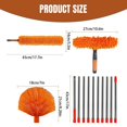 thumbnail image 3 of kjfeif Adjustable Extension Pole Window Cleaning Kit with Microfiber Duster - 2-in-1 High Reach Tool for Ceiling Fans, Dust Removal System with 5-16ft Telescoping Pole for Indoor/Outdoor Use, 3 of 8