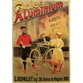 thumbnail image 2 of Vintage Bicycle Poster "Aluminum Bicycles" (1895) Framed Art Generic, 2 of 6