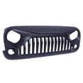 thumbnail image 7 of O'Force Car Front Bumper Grille Compatible with 2006-2008 Jeep Wrangler JK Grill, ABS Plastic Coating with Rivet QH-CH-001 Black, 7 of 7
