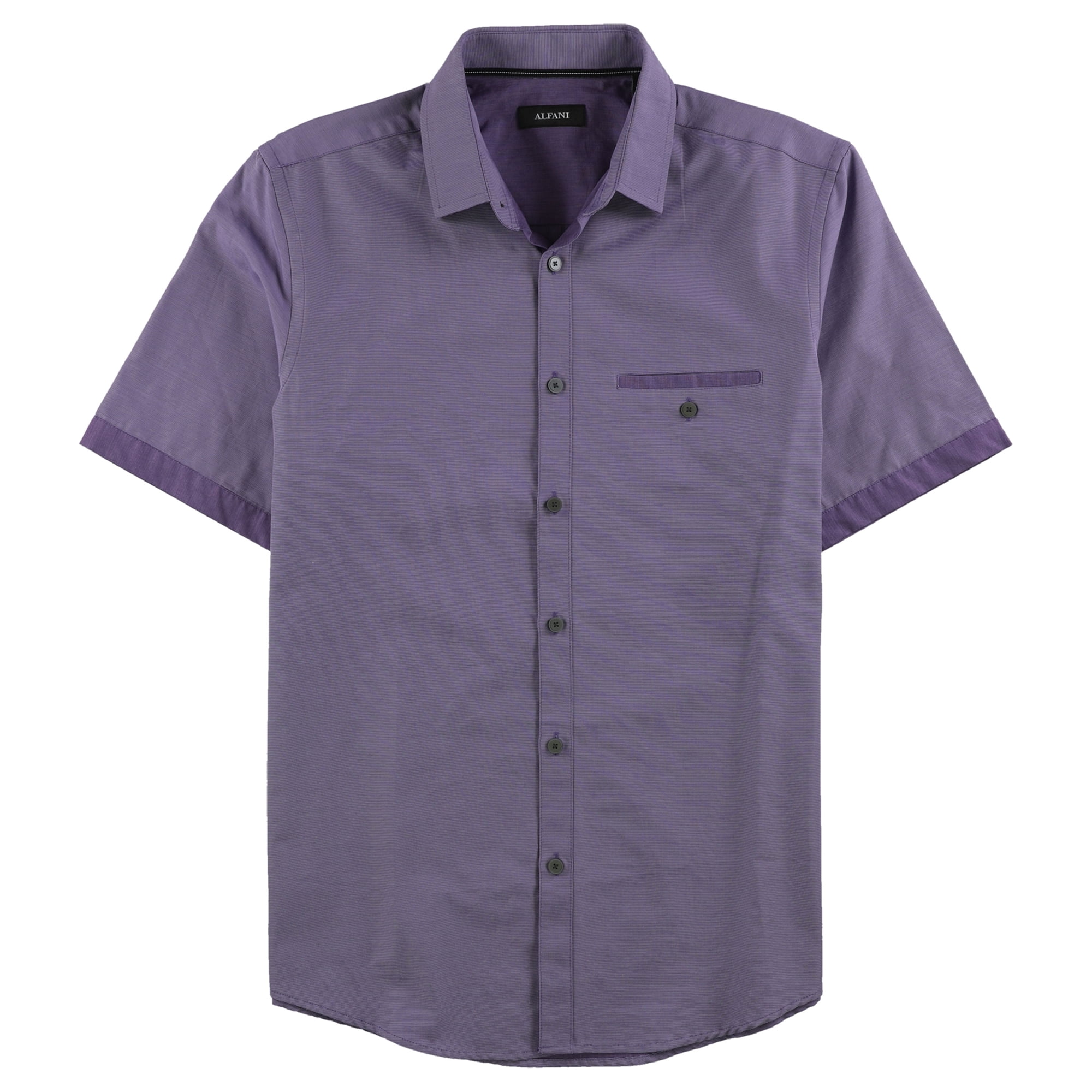 Alfani Mens Blair Texture Button Up 