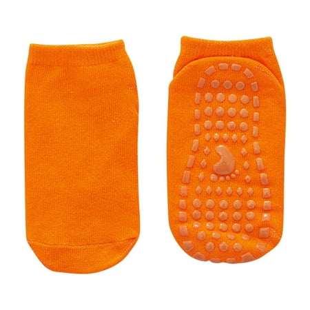 Odeerbi Non-Slip Slipper Socks for Baby Infant Boys Girls Cotton Prewalker Walking Shoes Yoga Crew Ankle Socks Kids Summer Comfort Mid Tube Socks Newborn Slip Socks