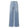 thumbnail image 4 of Women's Jeans High Waist Wide Leg Jeans Wide Leg Jeans Casual Baggy Jeans Boyfriend Straight Trousers Jeans Streetwear, 4 of 8