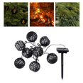 thumbnail image 4 of LED Retro bombilla cadena luces Solar jardín exterior Hada fiesta lámpara 8 LED Yuyangstore luces decorativas de cadena, 4 of 8