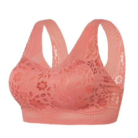 Women s Summer Ice Silk Boho Clothes Seamless Beauty Back Bra Vintage Clothes Gathers Together without Steel Ring Wipe Bra Lace Underwear Women s Chest Wrap Womens Fall Outfits Sports Vest