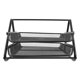 thumbnail image 2 of 1pc Dos capas Archivo Rack Document Holders Office Desktop Sobreterno (Negro), 2 of 5