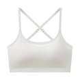 thumbnail image 5 of Seamless Bras for Women Adjustable Strap Cross Back Padded Full Coverage Bra Everyday Bra, 5 of 5