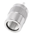 thumbnail image 2 of 5Pcs Connector UHF Male PL259 Plug Solder RG58 RG142 LMR195 RG400 Cable Silver, 2 of 8