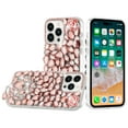thumbnail image 2 of For Apple iPhone SE 3 (2022) SE/8/7 Bling Crystal 3D Full Diamonds Jewelry Sparkle Rhinestone Glitter Protective Cover ,Xpm Phone Case [ Pink ], 2 of 3