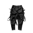 thumbnail image 6 of Sweatpants Urban Streetwear Pants Techwear Matte Black Mens Joggers Harajuku Mechanized Harem Trousers, 6 of 8