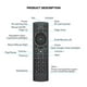 thumbnail image 3 of Monstrate Control remoto por voz Inalámbrico IR Aprendizaje Controlador compatible con Bluetooth Giroscopio Accesorio inteligente Hogar Electrónica, 3 of 6