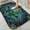 Blue Lotus Flower, variant on 1pc Cats Pattern Absorbent Non-Slip Bathroom Thickened Flannel Rug Decor,Soft,Quick Drying,Suitable For Indoor/outdoor Use,Bathrooms,Bedrooms,Kitchens,Terrace,Laundry Rooms,16"x24"