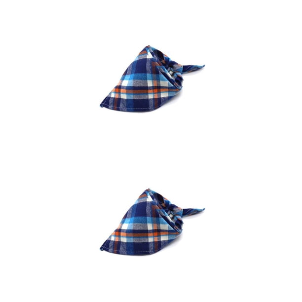 Methold Pañuelos para perros, ropa para perros pequeños, toalla para Saliva, bufanda triangular, Baberos lavables, decoración, pañuelo estampado, Tipo 2 2piezas Methold CBP288681