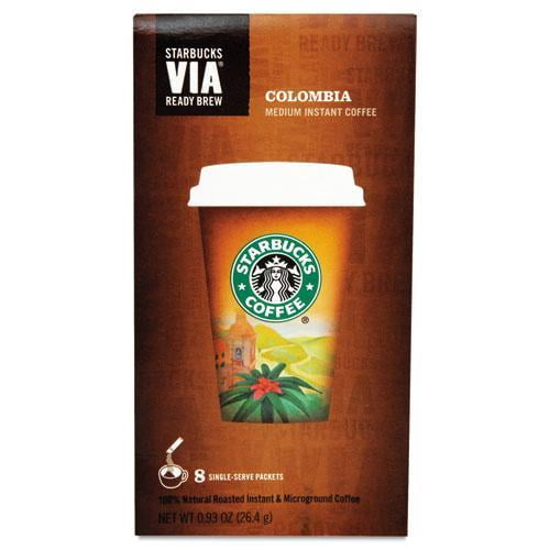 Starbucks 11019881 VIA Ready Brew Coffee, 3 25oz, Colombia, 8 Box by Starbucks Corporation