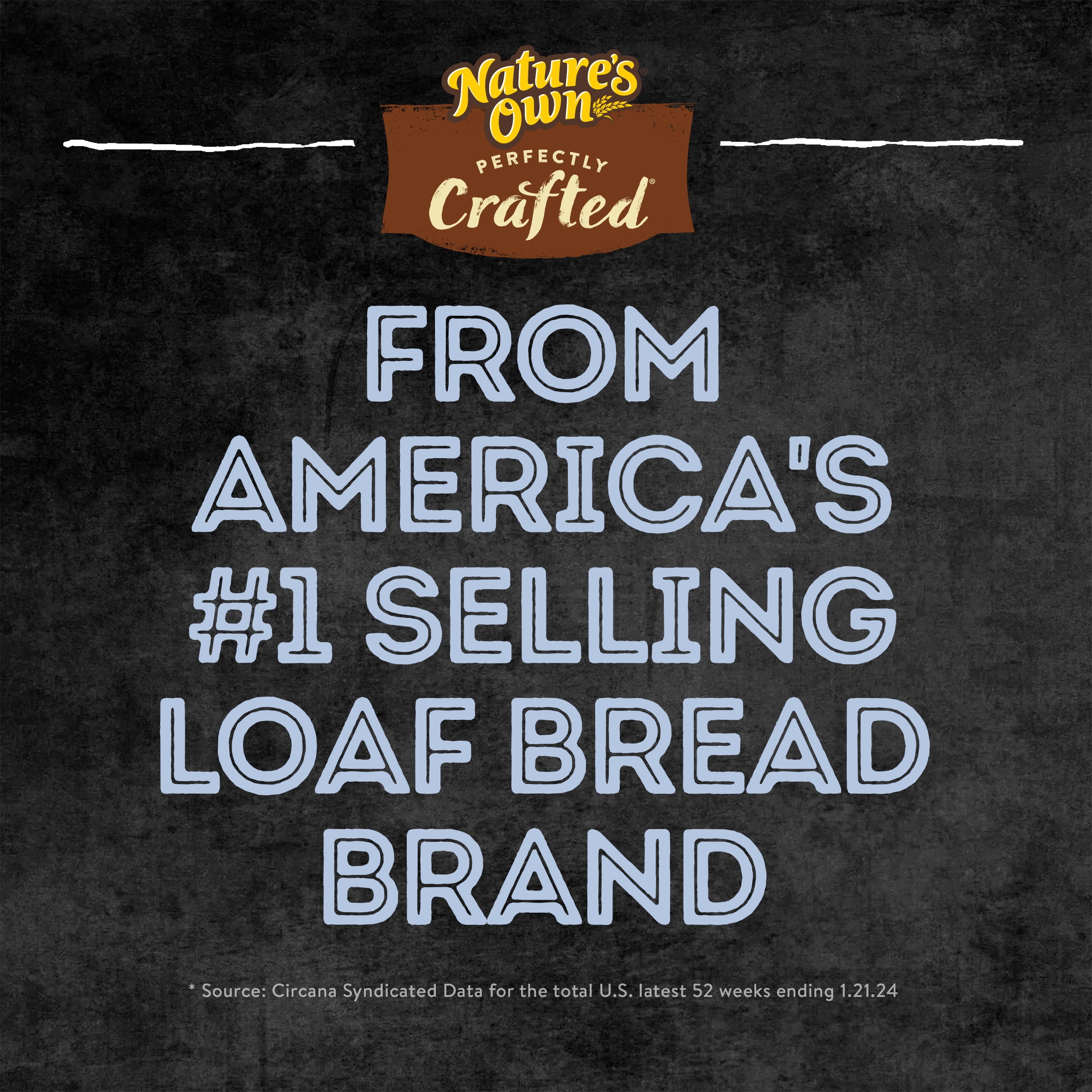Nature's Own Perfectly Crafted Multi Grain Bread Loaf, 22 oz, (Pack of 5)