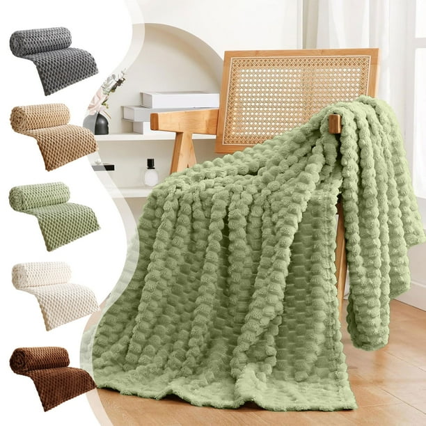 Manta Gruesa de Terciopelo Dorado con Diseño de Tortuga | Franela Suave de 127 X 152 Cm | Manta Multiusos para Siesta y Sofá para Adultos, Color Café, Verde, Gris, Caqui y Beige