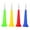 Multicolor, variant on 4 Pieces Stadium Horn 8 Inch Kids Toy Vuvuzela Plastic Trumpet Horn Blow Loud Sound Soccer Horn Noisemakers for Sporting Events Football Games School Sports Party Supplies Favors