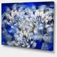 thumbnail image 2 of White Chrysanthemum Fractal Flower - Large Floral Canvas Art Print, 2 of 4