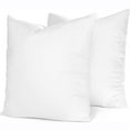 thumbnail image 2 of Continental Bedding 50/50 Feather & White Goose Down Pillow Inserts, White 24” x 24”, 2 of 10