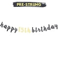 thumbnail image 2 of LINGTEER Happy 15th Birthday Party Decorations,15th Birthday Glitter Garland Banner - Chee LINGTEER LINGTEER, 2 of 2